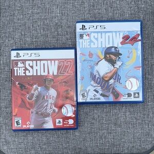MLB The Show 22 & 24 PS5 Game Bundle